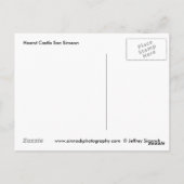 Hearst castle, San Simeon California Briefkaart (Achterkant)