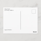 Hearst Castle, San Simeon, Californië Briefkaart (Achterkant)