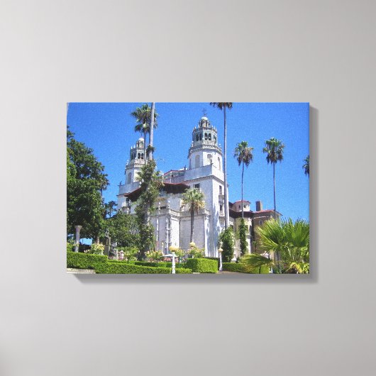 Hearst Castle, San Simeon, Californië Canvas Afdruk (Voorkant)
