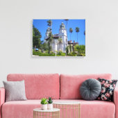 Hearst Castle, San Simeon, Californië Canvas Afdruk (Insitu (Woonkamer))