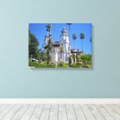 Hearst Castle, San Simeon, Californië Canvas Afdruk (Insitu (Houten vloer))