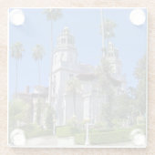 Hearst Castle, San Simeon, Californië Glazen Onderzetter (Achterkant)