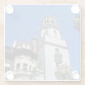 Hearst Castle, San Simeon, Californië Glazen Onderzetter (Achterkant)