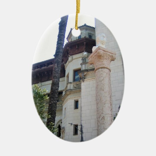 Hearst Castle, San Simeon, Californië Keramisch Ornament (Voorkant)