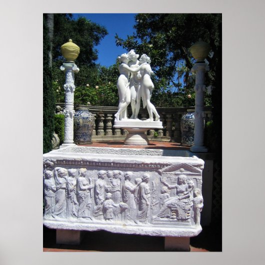 Hearst Castle, San Simeon, Californië Poster (Voorkant)