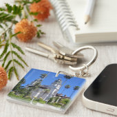 Hearst Castle, San Simeon, Californië Sleutelhanger (Voorkant Rechts)