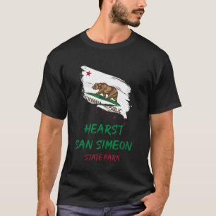 Hearst San Simeon State Park Californië Spatten V T-shirt