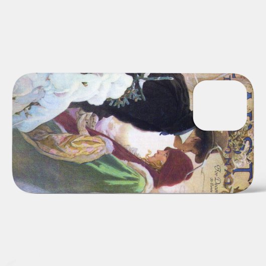 Hearst's Internationaal Hoesje, Alphonse Mucha Case-Mate iPhone Case (Achterkant (horizontaal))