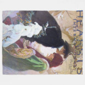 Hearst's Internationaal Hoesje, Alphonse Mucha Fleece Deken (Voorkant (Horizontaal))