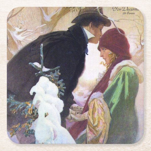 Hearst's Internationaal Hoesje, Alphonse Mucha Kartonnen Onderzetters (Voorkant)