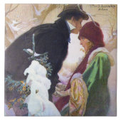 Hearst's Internationaal Hoesje, Alphonse Mucha Tegeltje (Voorkant)