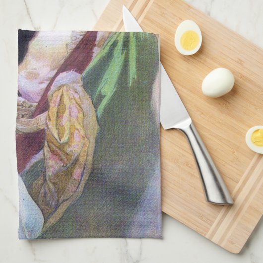 Hearst's Internationaal Hoesje, Alphonse Mucha Theedoek (Quarter Fold)