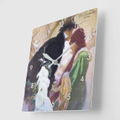 Hearst's Internationaal Hoesje, Alphonse Mucha Vierkante Klok (Hoek)