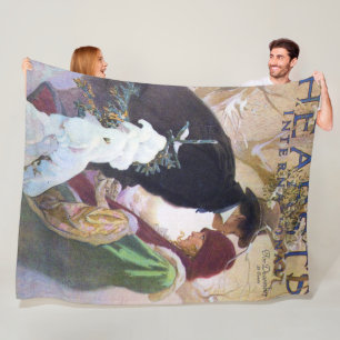 Hearst's International Cover, Alphonse Mucha Fleece Deken