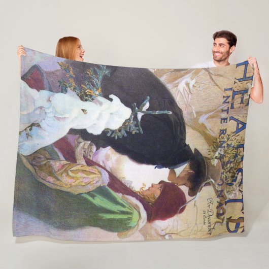 Hearst's International Cover, Alphonse Mucha Fleece Deken (In situ)