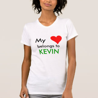 HEART1, Mijn, behoort tot, KEVIN T-shirt