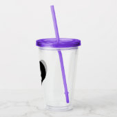 Heart 13.1 Racing Distance Half Marathon Acryl Drinkbeker (Links)