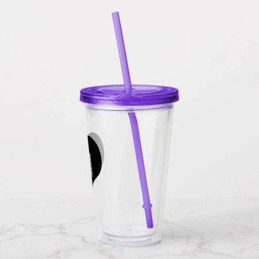 Heart 13.1 Racing Distance Half Marathon Acryl Drinkbeker (Links)