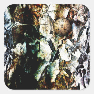 Heart 2012 vierkante sticker