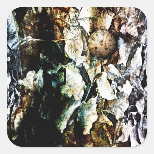 Heart 2012 vierkante sticker (Voorkant)