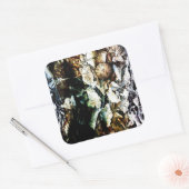 Heart 2012 vierkante sticker (Envelop)