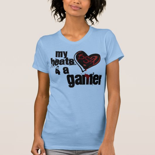HEART 4 A GAMER T-SHIRT (Voorkant)
