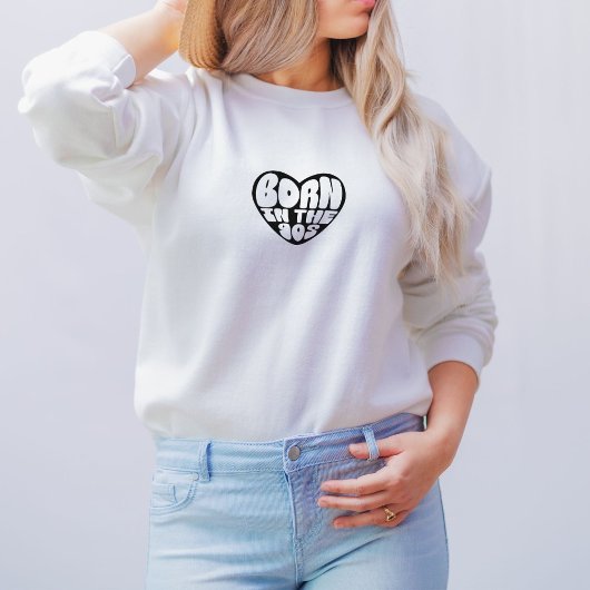 Heart 90's Vintage Quote Sweater