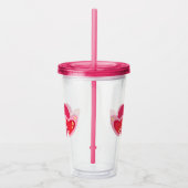 Heart Acryl Drinkbeker (Rechts)