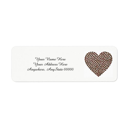 Heart Address Labels (Voorkant)
