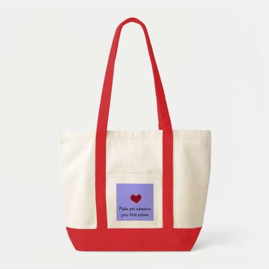 Heart Adoption Bag Tote Bag (Voorkant)