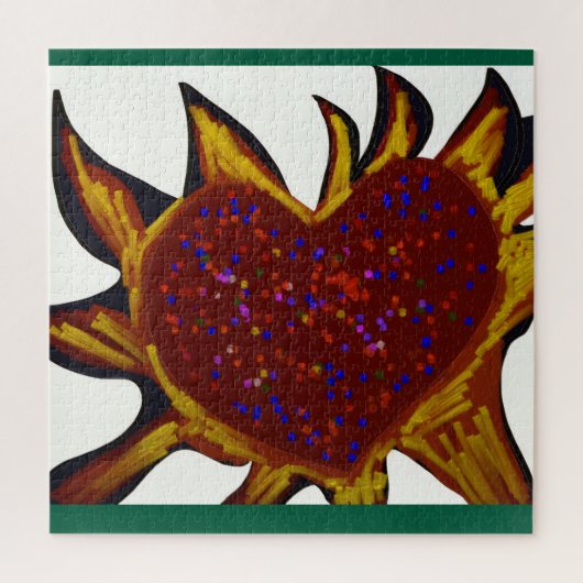 Heart Aflame Jigsaw Puzzle Legpuzzel (Verticaal)