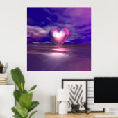 Heart Afloat Poster (Thuiskantoor)