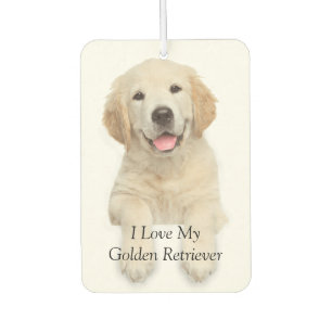 Heart Air Freshener/Golden Retriever Luchtverfrisser