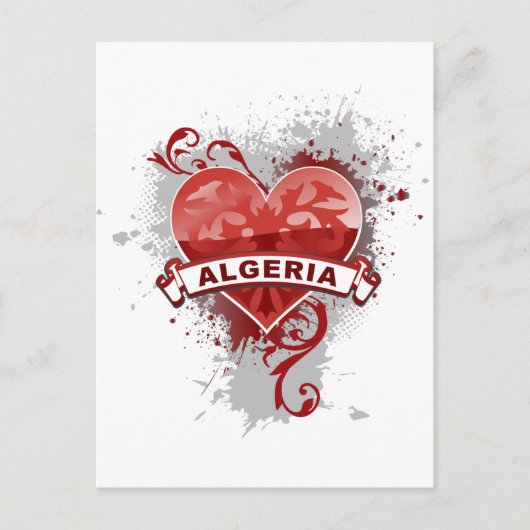Heart Algerije Briefkaart (Voorkant)