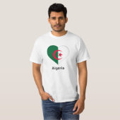 Heart - Algerije vlag T-shirt (Voorkant volledig)