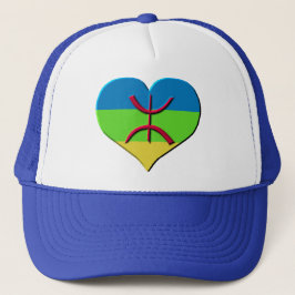 Heart amazigh, kabyle, berbere trucker pet