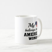 Heart American Woman Koffiemok (Voorkant rechts)