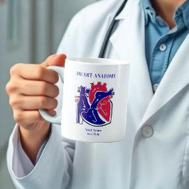Heart Anatomy Koffiemok