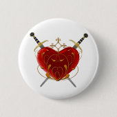Heart and Daggers Button (Voorkant)