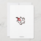 Heart and Rozen Post Wedding Brunch Invitation Kaart (Achterkant)