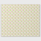 Heart appels met roze pokadots en harten cadeaupapier (Vlak)