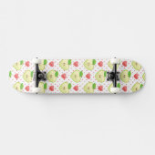 Heart appels met roze pokadots en harten skateboard (Horizontaal)