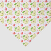 Heart appels met roze pokadots en harten tissuepapier (Detail)