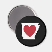 Heart Arkansas Magneet (Voorkant / Achterkant)