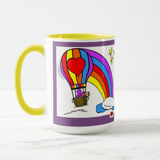 Heart Art Balloon Mok (Links)