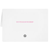 Heart Art Happy Valentine's Day Kaart (Achterkant Horizontaal)