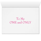 Heart Art Happy Valentine's Day Kaart (Binenzijde Horizontaal (Onderkant))