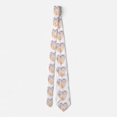 Heart Art Kleurrijke Harten Stropdas, Valentijn Stropdas (Achterkant)