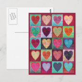 Heart Art Tiles Briefkaart (Voorkant / Achterkant)