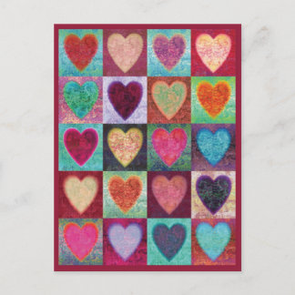 Heart Art Tiles Briefkaart